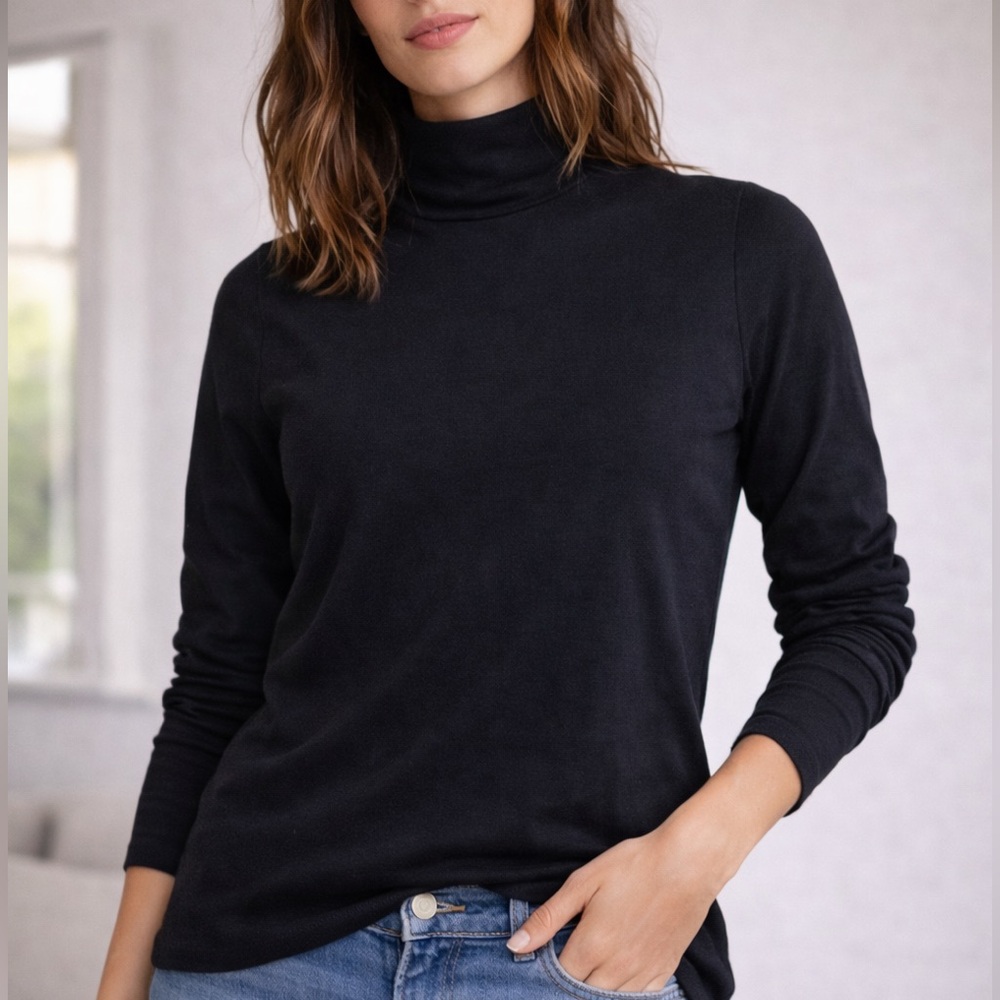 Ralph Lauren Black Turtleneck Tunic